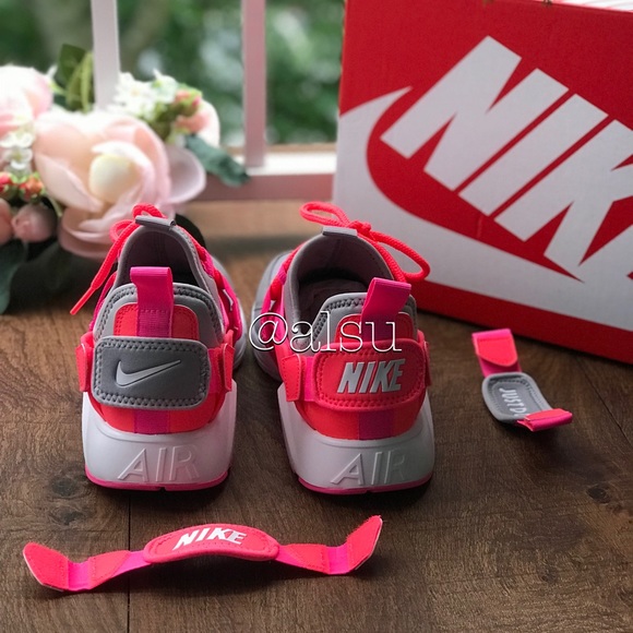 NWT Nike Air Huarache City Low Pink/Grey WMNS - Picture 7 of 8